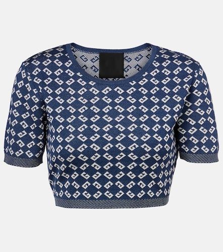 Top cropped Monogram 72 in jacquard - Givenchy - Modalova