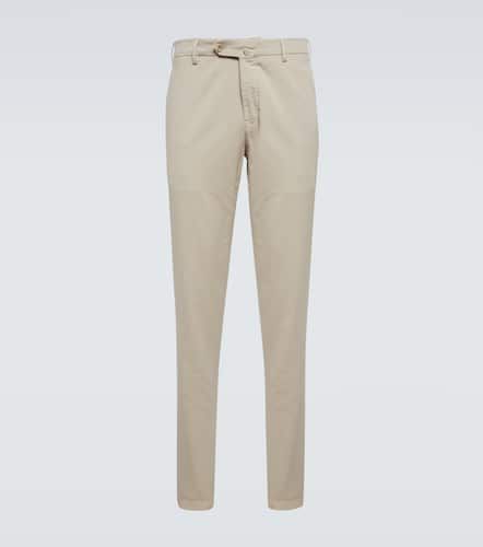 Pantaflat cotton-blend slim pants - Loro Piana - Modalova