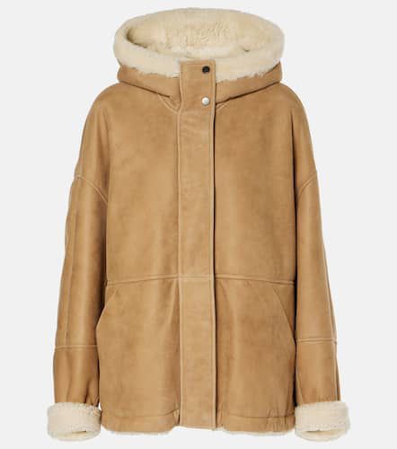 Lederjacke mit Shearling - Brunello Cucinelli - Modalova