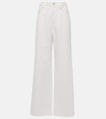 Cotton and linen wide-leg pants - Brunello Cucinelli - Modalova