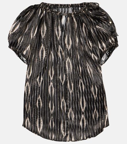 Sonae printed silk-blend top - Isabel Marant - Modalova