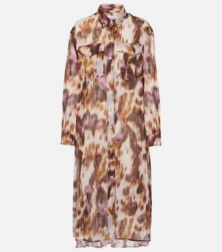 Elaine printed cotton shirt dress - Marant Etoile - Modalova