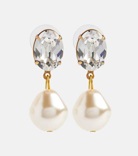 Orecchini pendenti Tunis con cristalli e perle - Jennifer Behr - Modalova