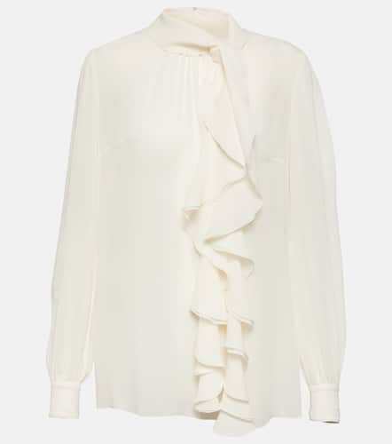 Blusa de seda con volantes - Dolce&Gabbana - Modalova