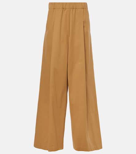 Cotton wide-leg pants - Dries Van Noten - Modalova