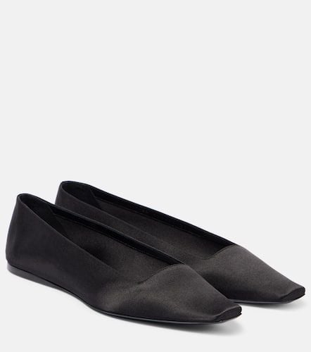 Ballerinas Poppy aus Satin - Saint Laurent - Modalova