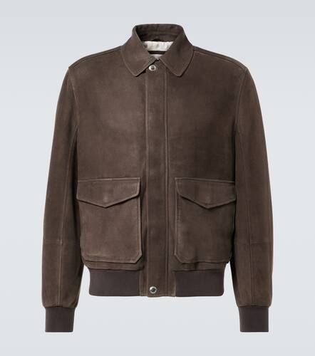 Suede bomber jacket - Brunello Cucinelli - Modalova