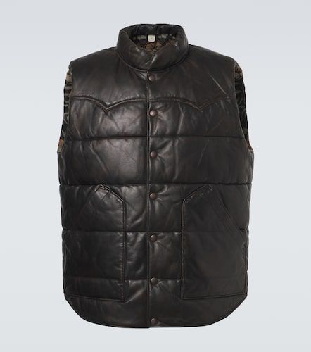 Chaleco reversible acolchado de piel - RRL - Modalova