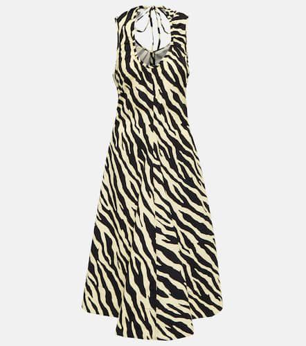 White Label zebra-print cotton midi dress - Proenza Schouler - Modalova