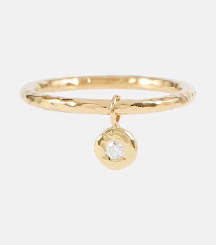 Nesting Gem 18kt gold stacking ring with diamond - Octavia Elizabeth - Modalova