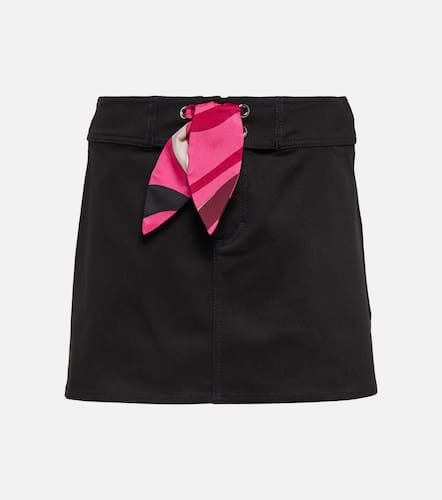 Minifalda de gabardina de algodón - Pucci - Modalova