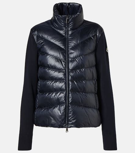 Moncler Cardigan imbottito in lana - Moncler - Modalova