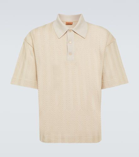 Polo de mezcla de algodón en zigzag - Missoni - Modalova