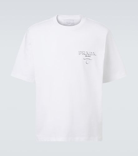 Camiseta de jersey de algodón oversized - Prada - Modalova