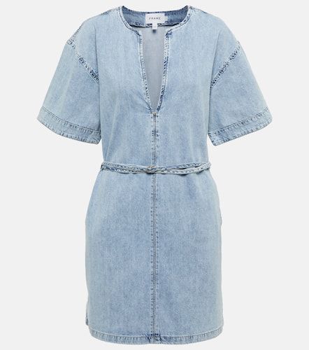 Frame Kaftan denim minidress - Frame - Modalova