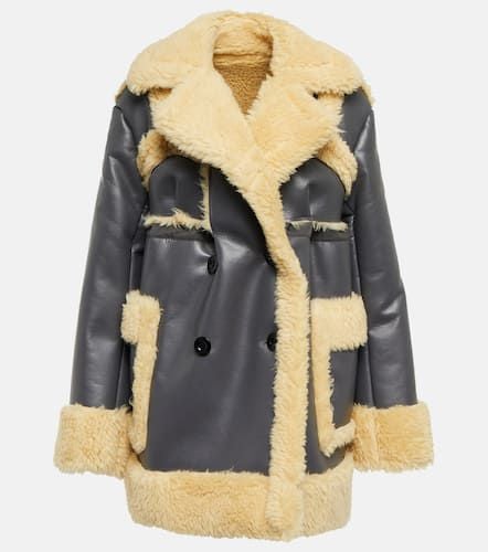 Sacai Faux shearling-trimmed jacket - Sacai - Modalova