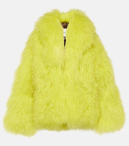 The Attico Faux fur cropped coat - The Attico - Modalova