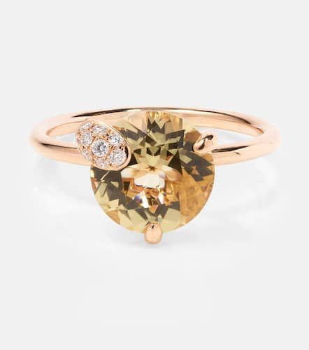 Anillo Peekaboo de oro rosa de 18 ct con berilo y diamantes - Bucherer Fine Jewellery - Modalova