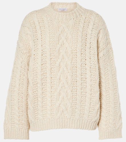 Pullover in lana e cashmere - Brunello Cucinelli - Modalova