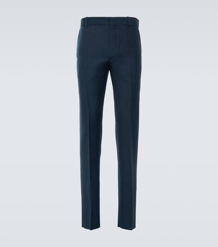 Slim wool and mohair suit pants - Alexander McQueen - Modalova