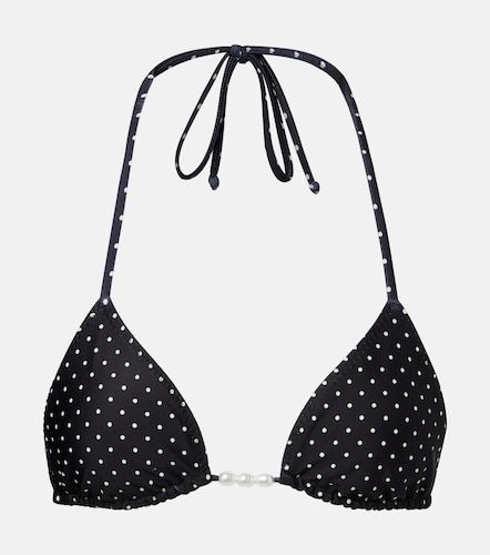 Top de bikini de lunares con adornos - Same - Modalova