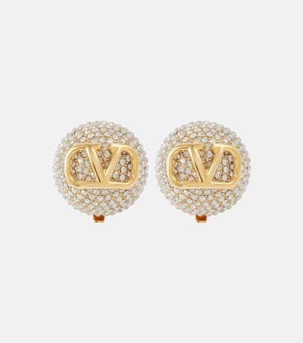 VLogo Signature embellished earrings - Valentino - Modalova