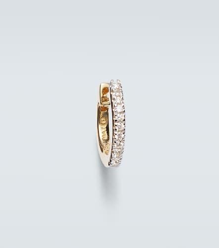 Kt single hoop earring with diamonds - Mateo - Modalova