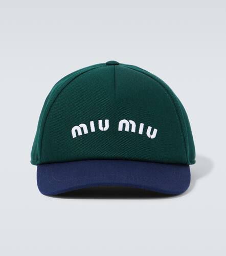 Miu Miu Logo baseball cap - Miu Miu - Modalova