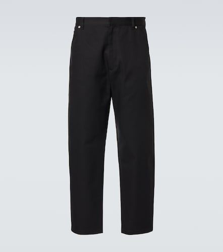 Pantaloni a gamba larga in cotone - Prada - Modalova