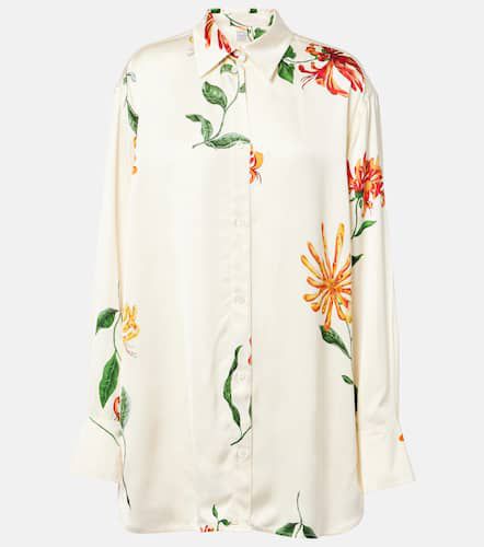 Toteme Camisa de satén floral - Toteme - Modalova