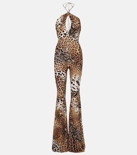 Mono de jersey con estampado de jaguar - Roberto Cavalli - Modalova