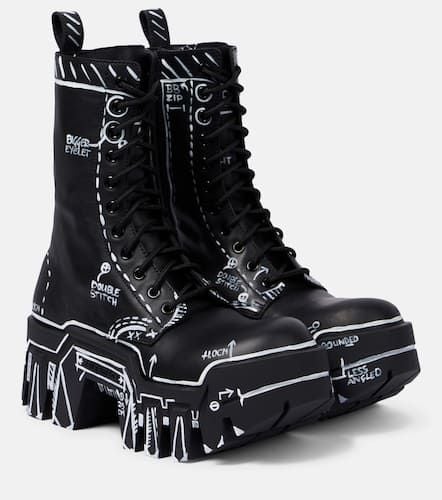 Ankle Boots Bulldozer aus Leder - Balenciaga - Modalova