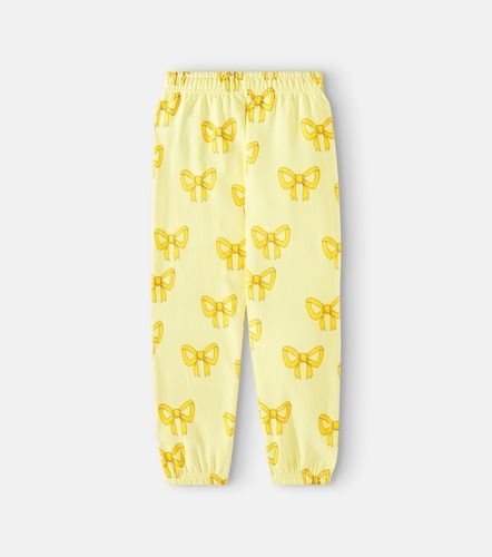 Bow cotton jersey sweatpants - Mini Rodini - Modalova