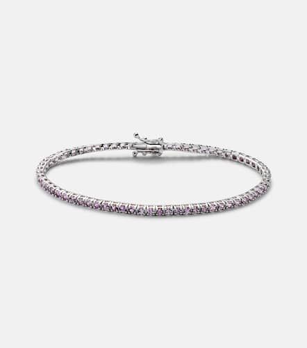 Kt white gold tennis bracelet with sapphires - Roxanne First - Modalova