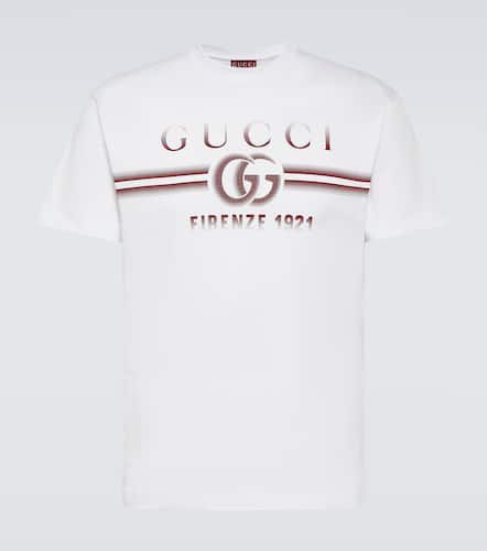 Gucci Logo cotton jersey T-shirt - Gucci - Modalova