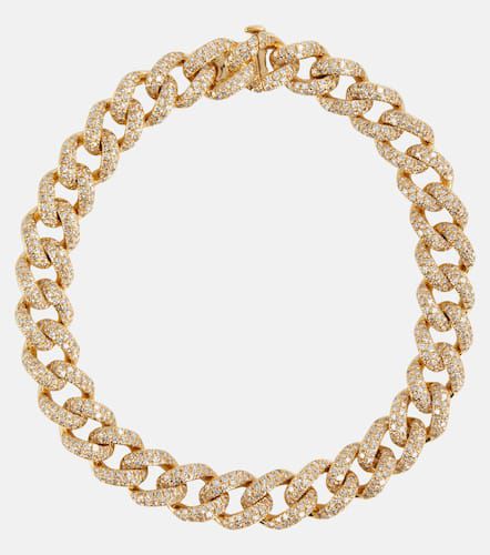 Medium 18kt yellow gold bracelet with diamonds - Shay Jewelry - Modalova