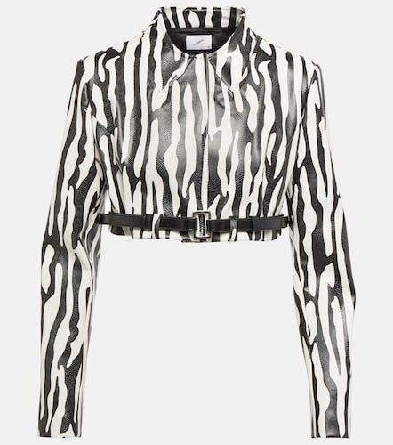 Coperni Zebra-print cropped blazer - Coperni - Modalova