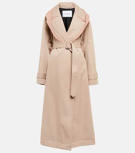 AlaÃ¯a Hooded trench coat - Alaia - Modalova