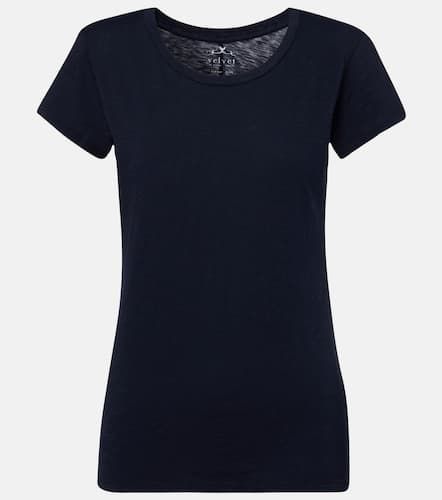 Velvet T-shirt Odelia in cotone - Velvet - Modalova