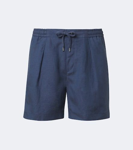 Shorts in seta e lino - Ralph Lauren Purple Label - Modalova
