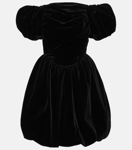 Off-shoulder velvet mini dress - Simone Rocha - Modalova