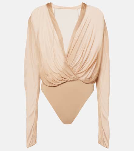 Saint Laurent Draped bodysuit - Saint Laurent - Modalova