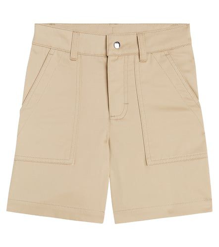 Cotton-blend twill shorts - Moncler Enfant - Modalova