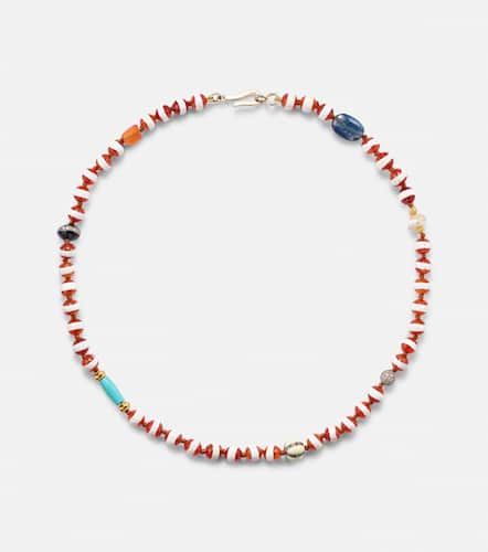 Globetrotter beaded necklace with gemstones - Ileana Makri - Modalova
