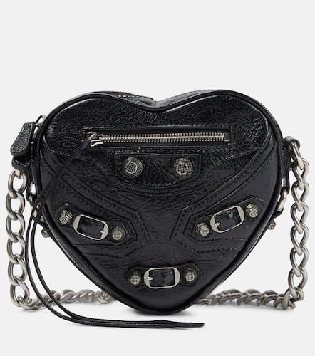 Le Cagole Heart Mini leather shoulder bag - Balenciaga - Modalova