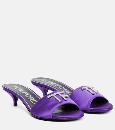 Tom Ford Embellished satin sandals - Tom Ford - Modalova