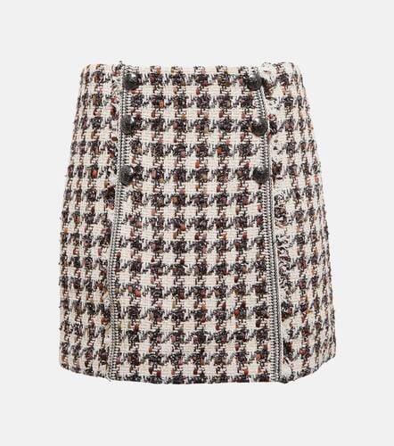 Stark houndstooth tweed miniskirt - Veronica Beard - Modalova