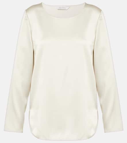 Max Mara Top in raso di misto seta - Max Mara - Modalova