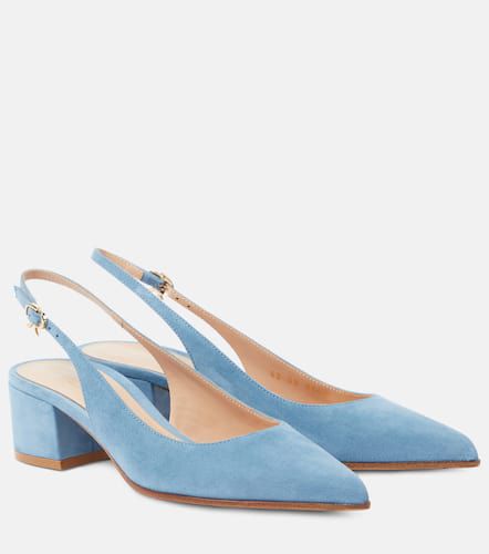 Piper 45 suede slingback pumps - Gianvito Rossi - Modalova