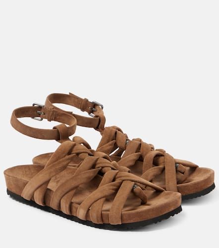 Sandalen aus Veloursleder - Brunello Cucinelli - Modalova